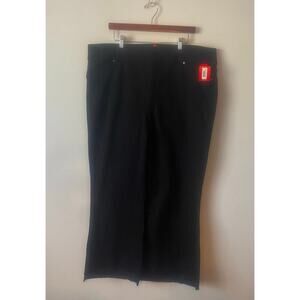 NWT Spanx Hem Kick Flare‎ in Clean Black Plus Size 3X